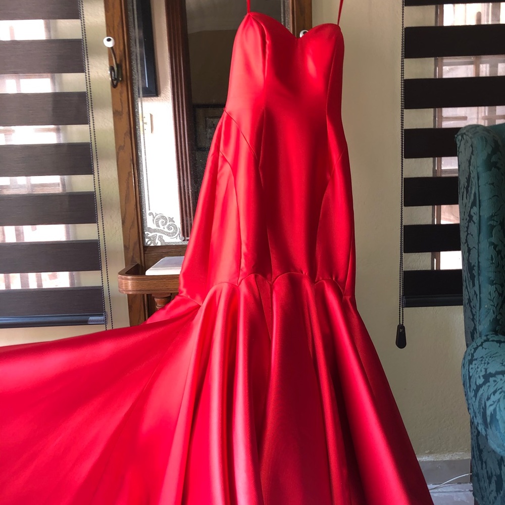 Red dress
